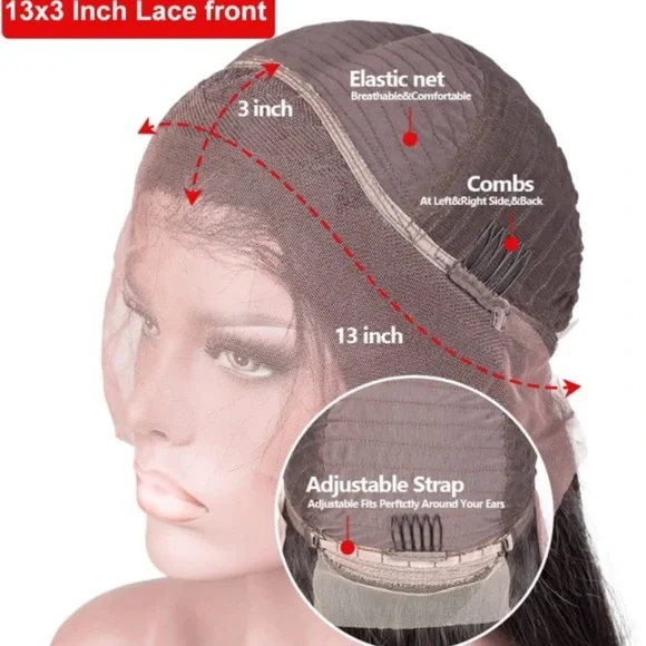 Ombre Green Lace Front Wig